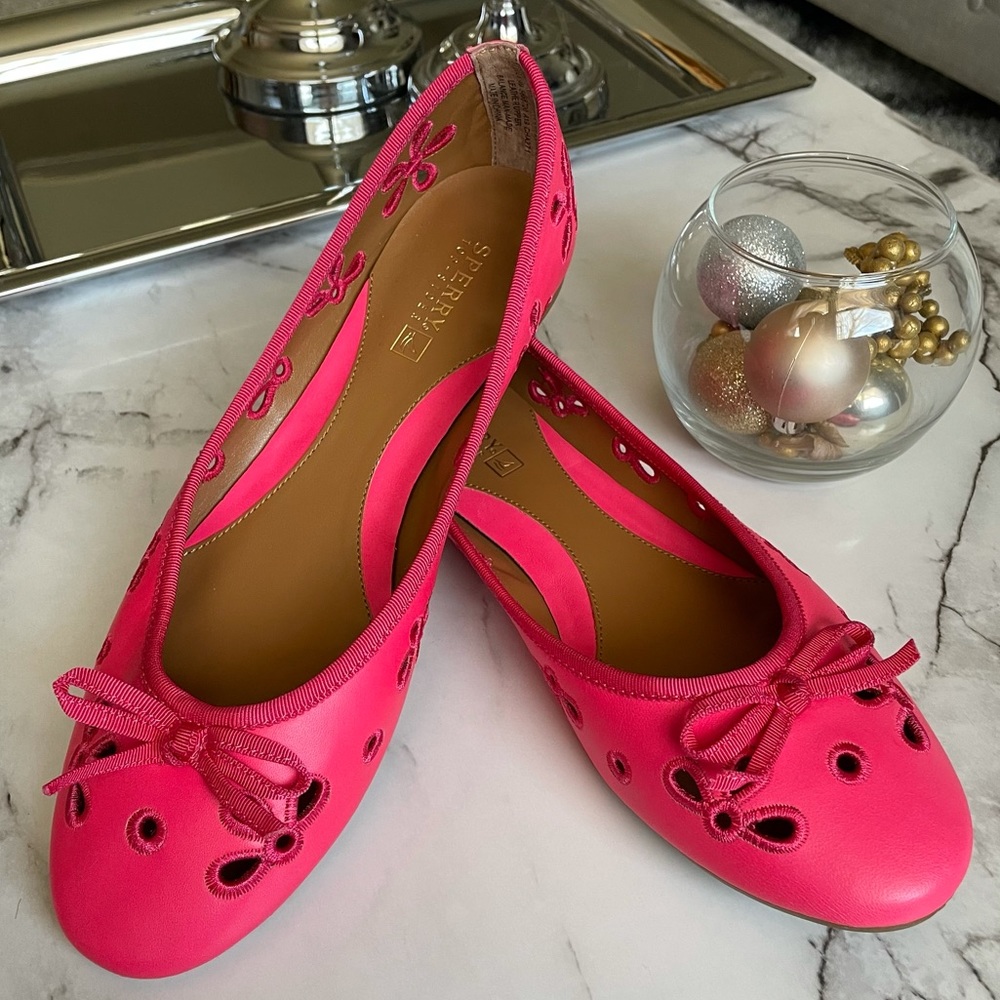 Sperry Top Sider Luna Pink Flats Gem